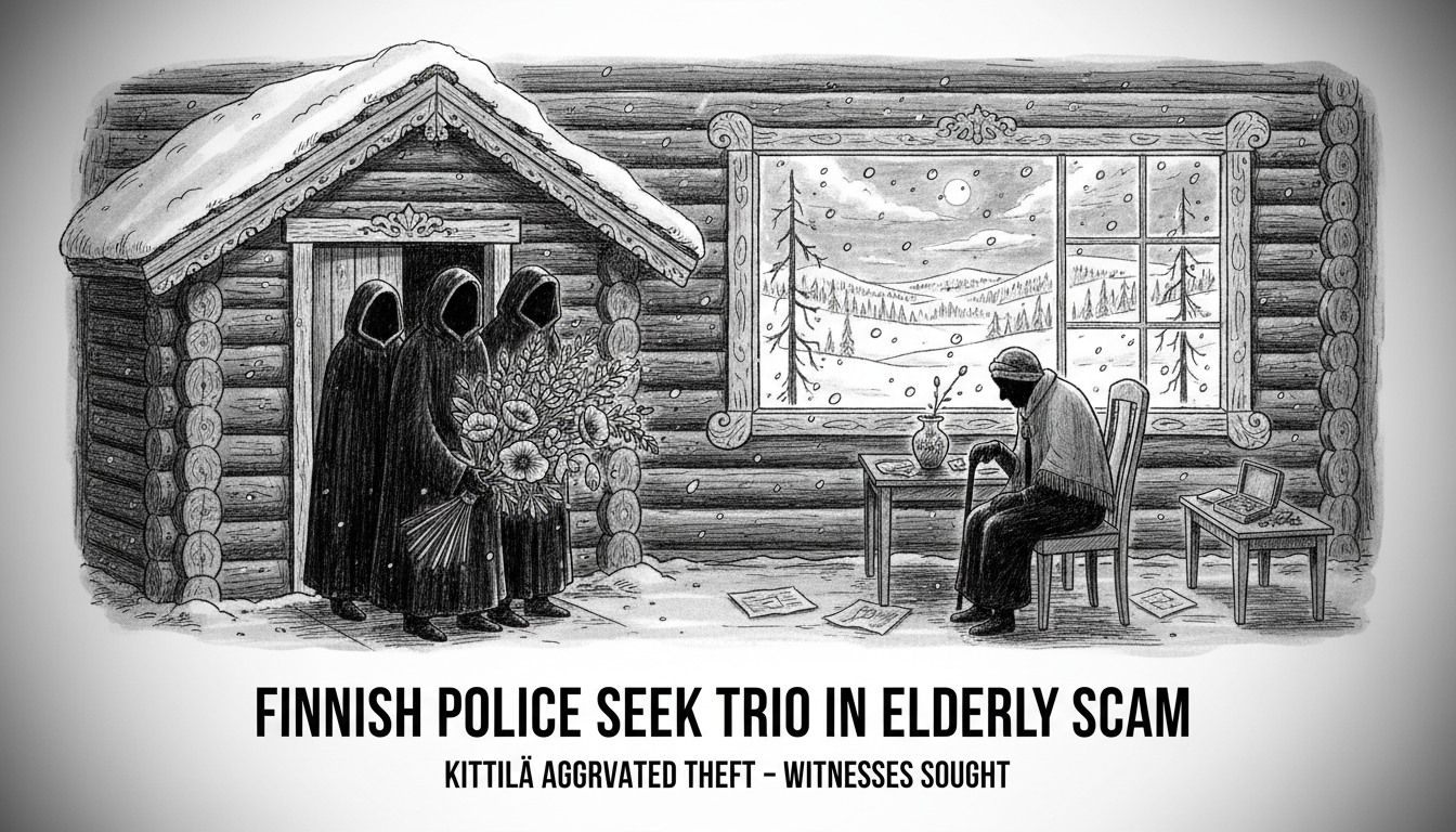 Finnish Police Seek Trio in Disturbing Kittilä Elderly Scam
