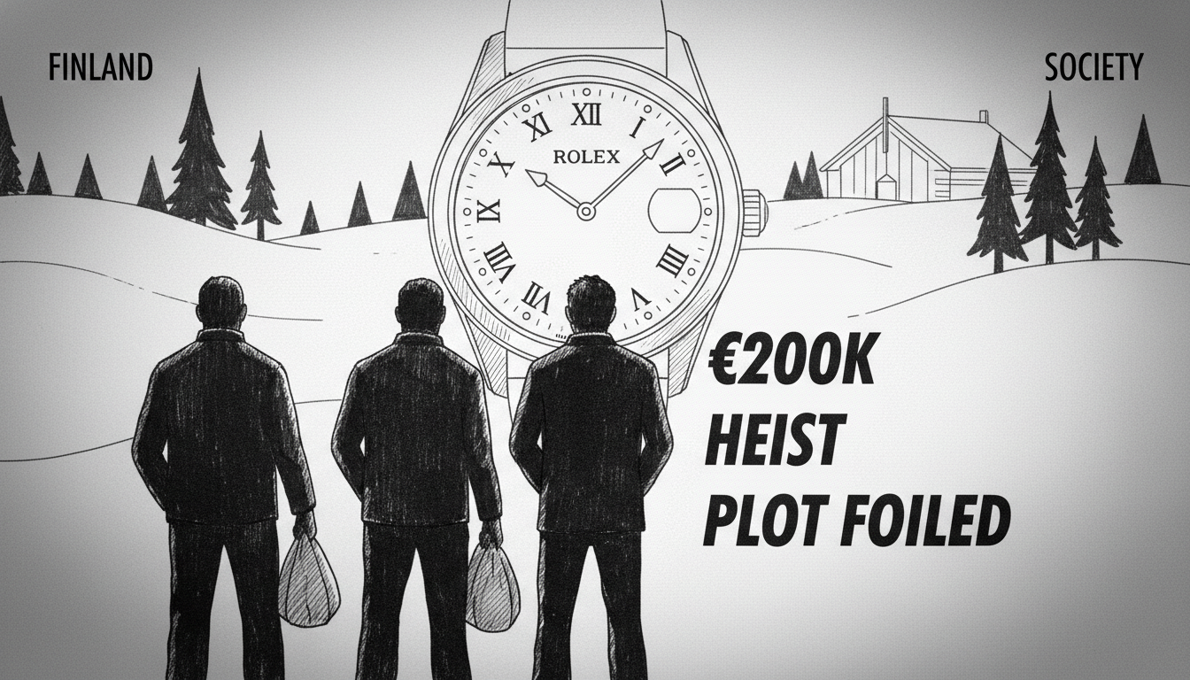 Finland Foils 3 Men: €200K Rolex Heist Plot