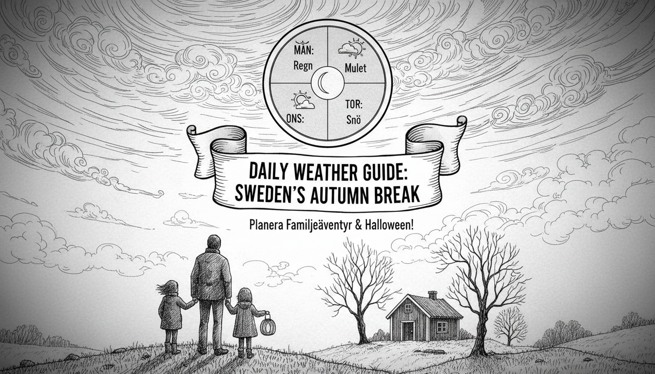 Daily Weather Guide for Sweden's Autumn Break