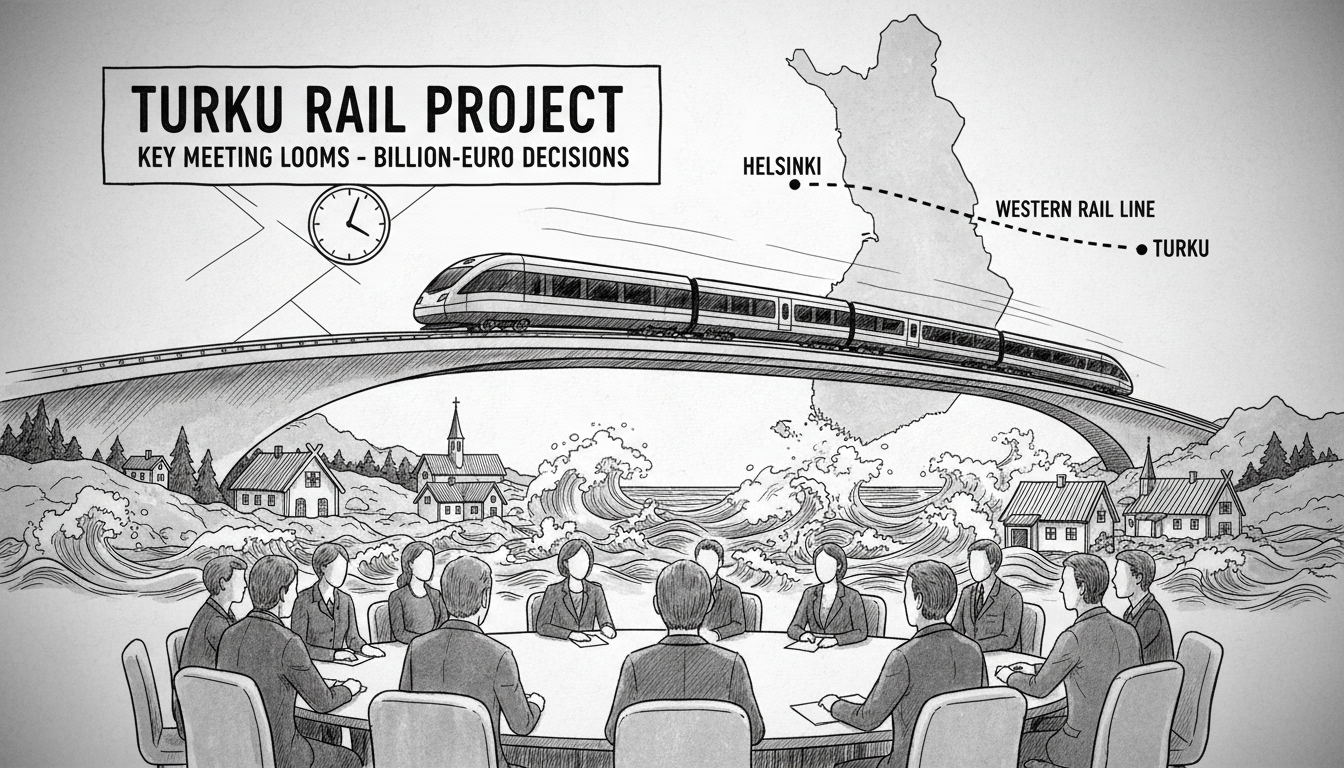 Turku Rail Project Nears Agreement as Key Meeting Looms