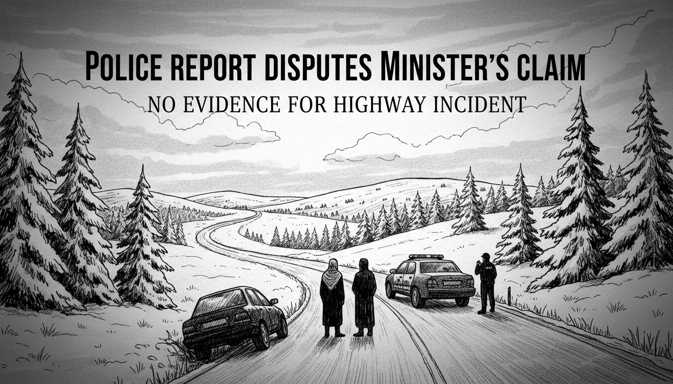 Police Report Disputes Former Minister's Highway Incident Claim