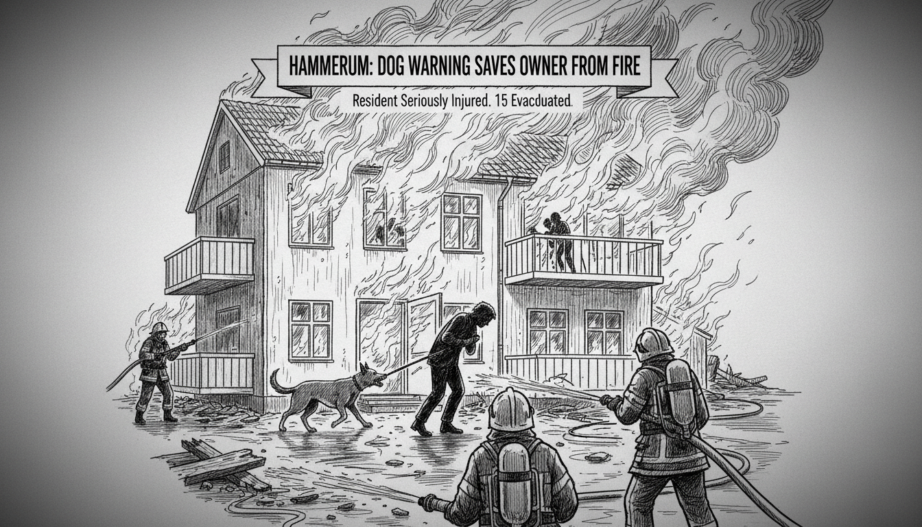 Resident Seriously Injured in Apartment Fire After Dog Provides Warning