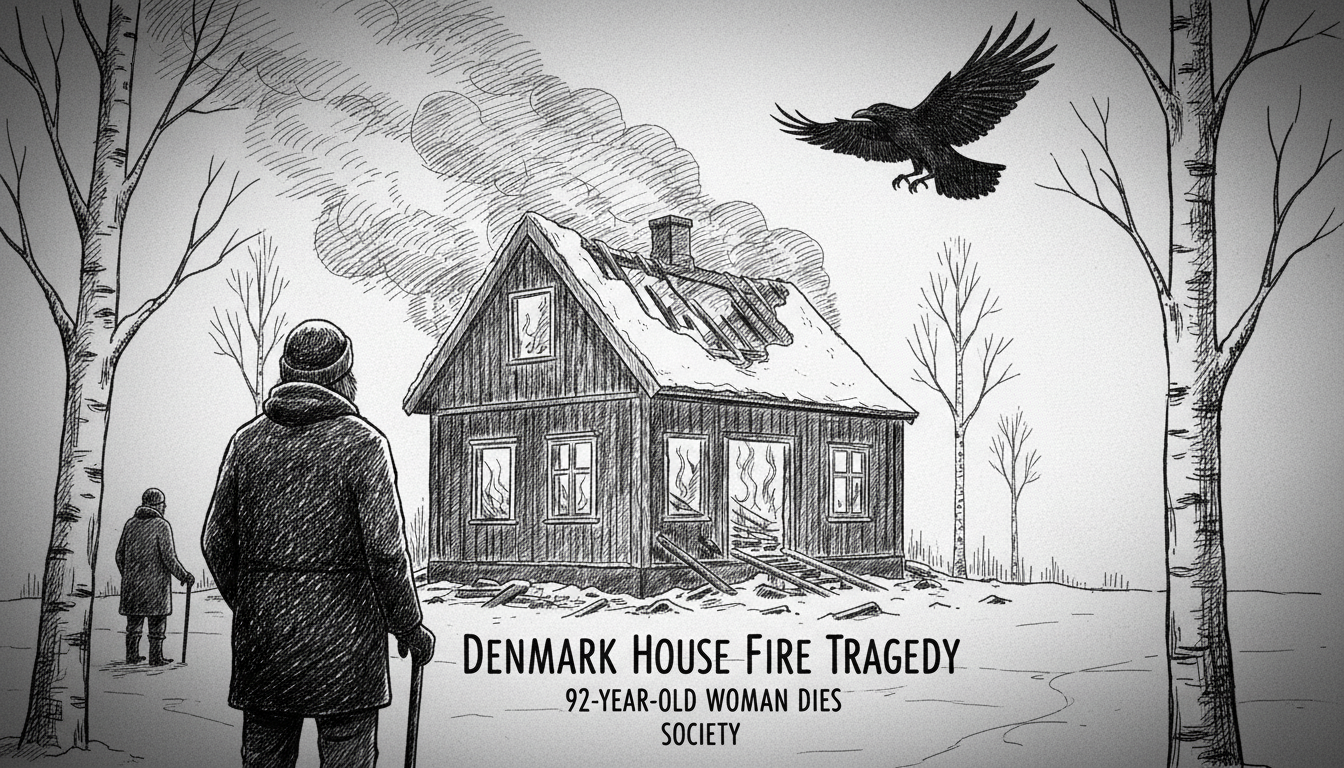 Denmark House Fire Tragedy: 92-Year-Old Woman Dies