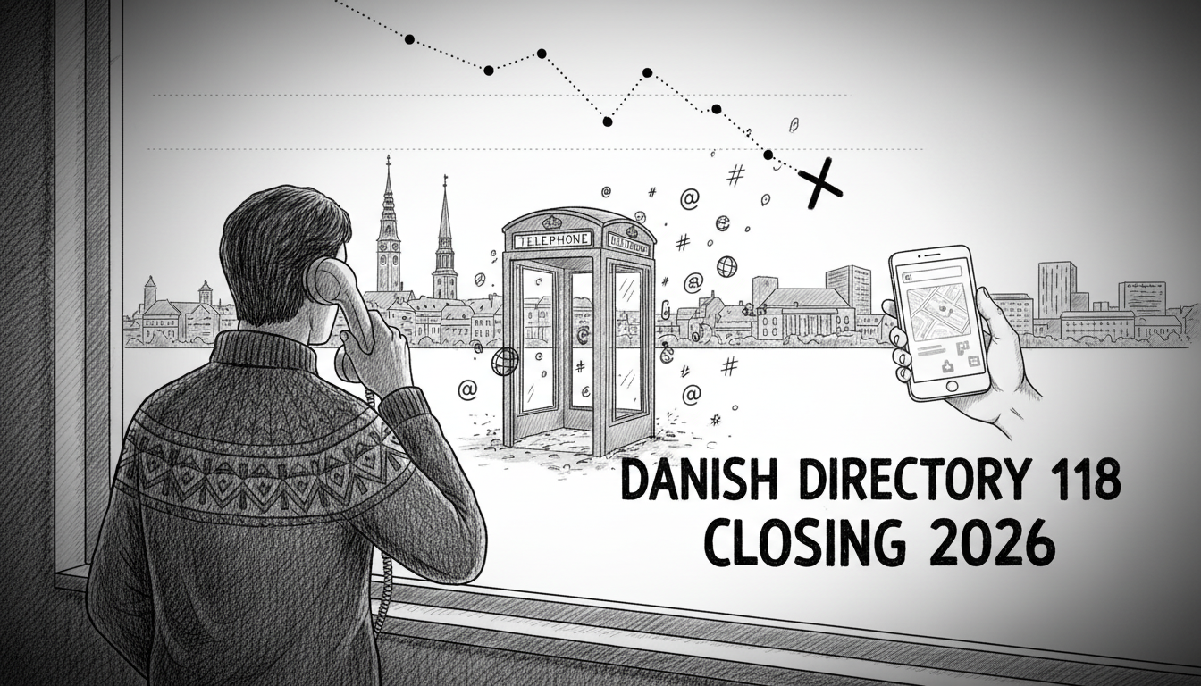 Danish Directory Service 118 to Close After Decades of Decline