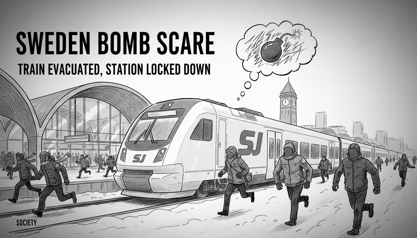 Sweden Bomb Scare: Train Evacuated, Station Locked Down