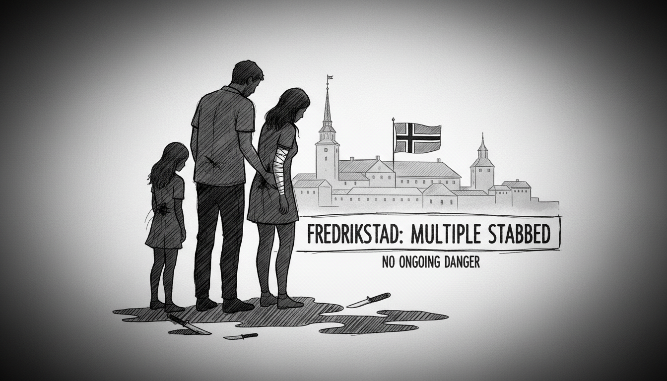 Multiple People Stabbed in Fredrikstad Incident