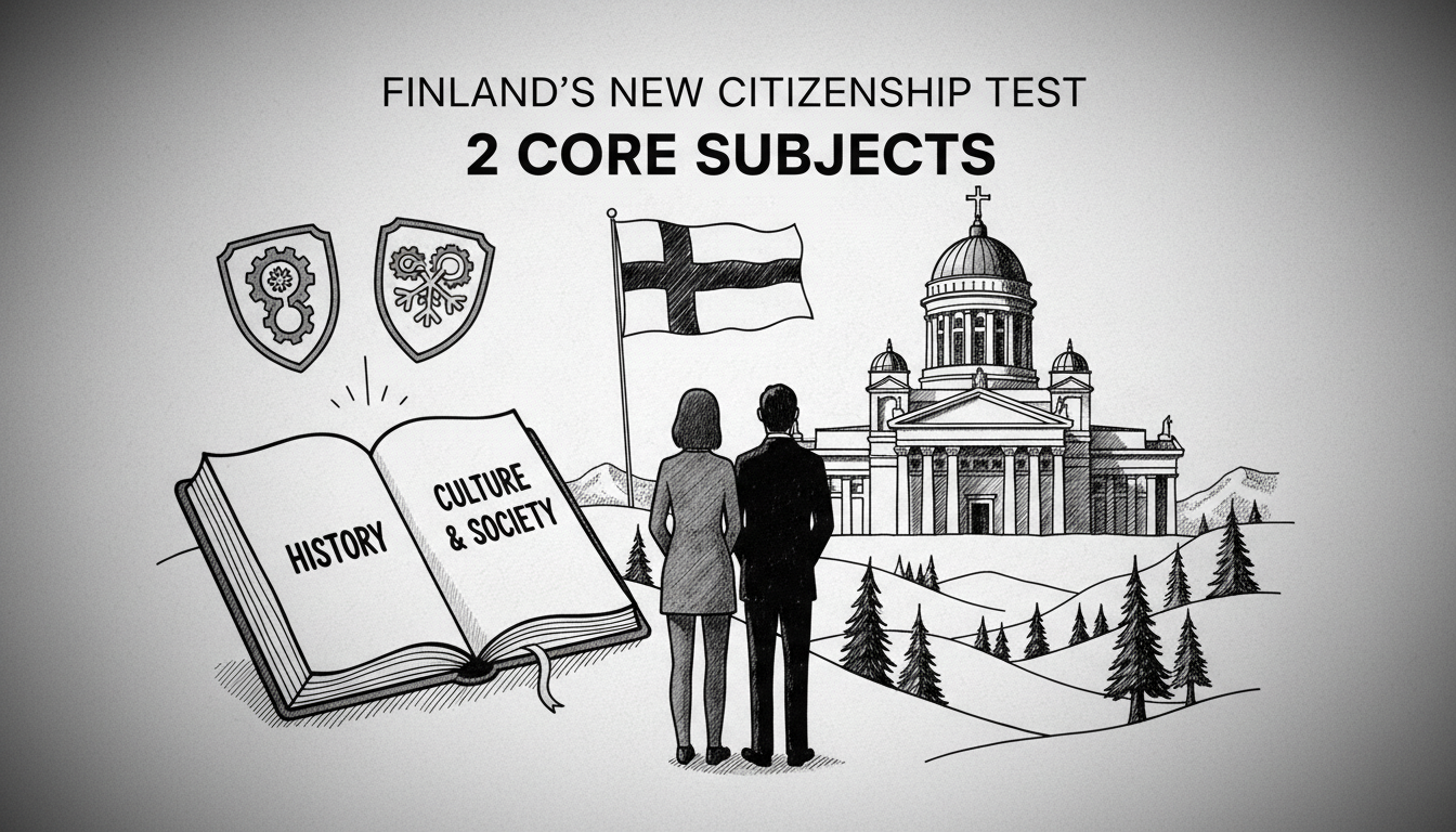 Finland's New Citizenship Test: 2 Core Subjects