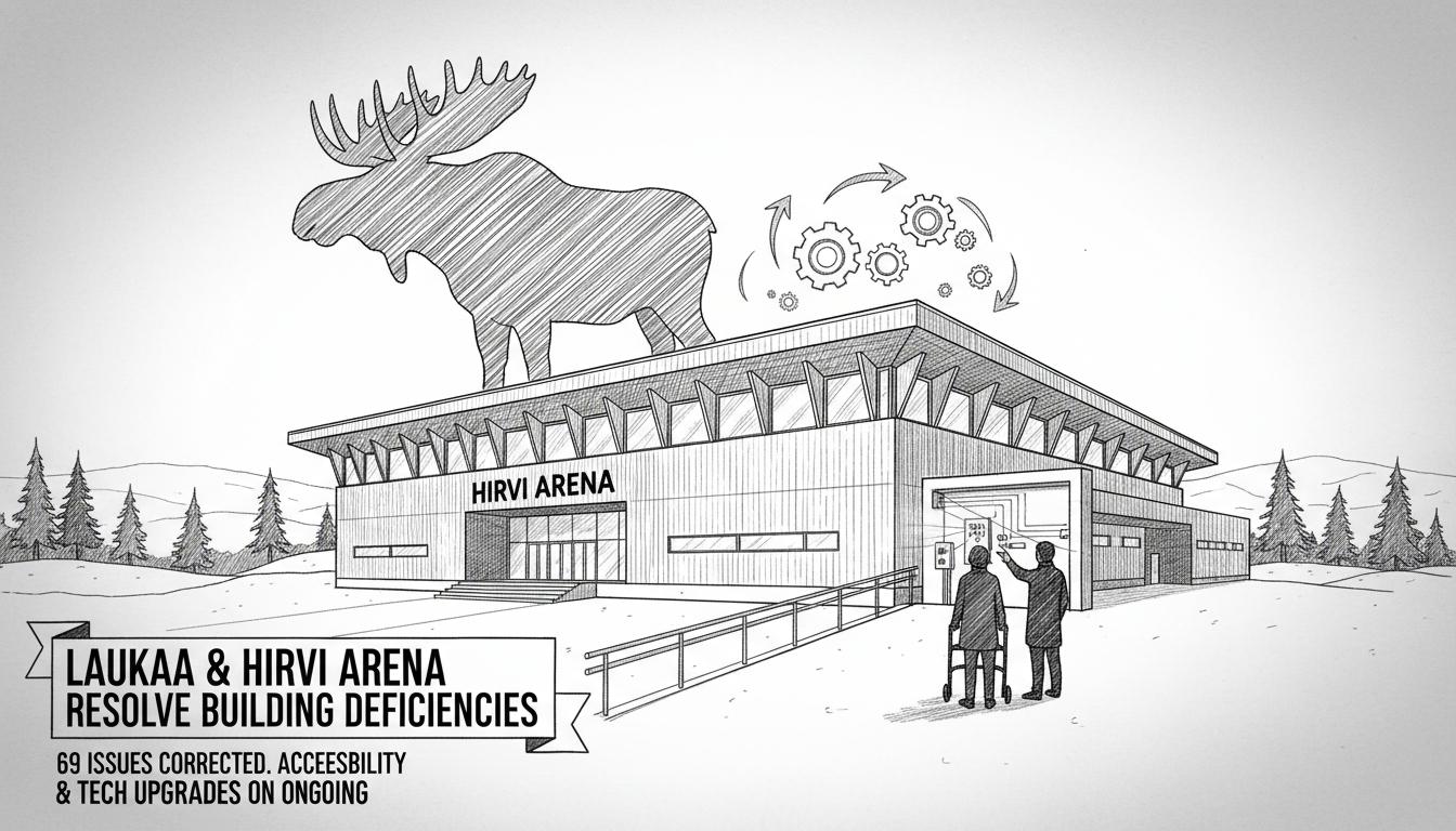 Laukaa Municipality and Hirvi Arena Owner Reach Agreement on Building Deficiencies