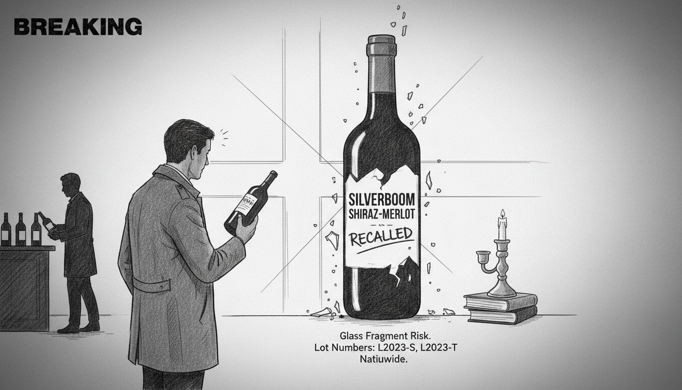 Danish Red Wine Recalled Over Glass Fragment Risk