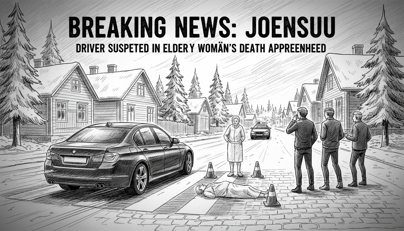 Driver Suspected in Elderly Woman's Death Apprehended in Joensuu