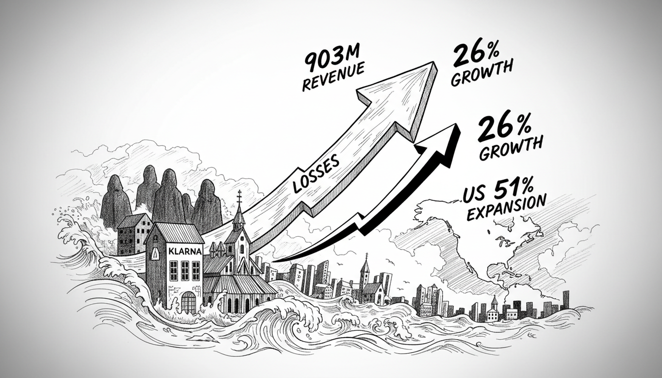 Klarna Posts Strong Growth Amid Widening Losses in Third Quarter