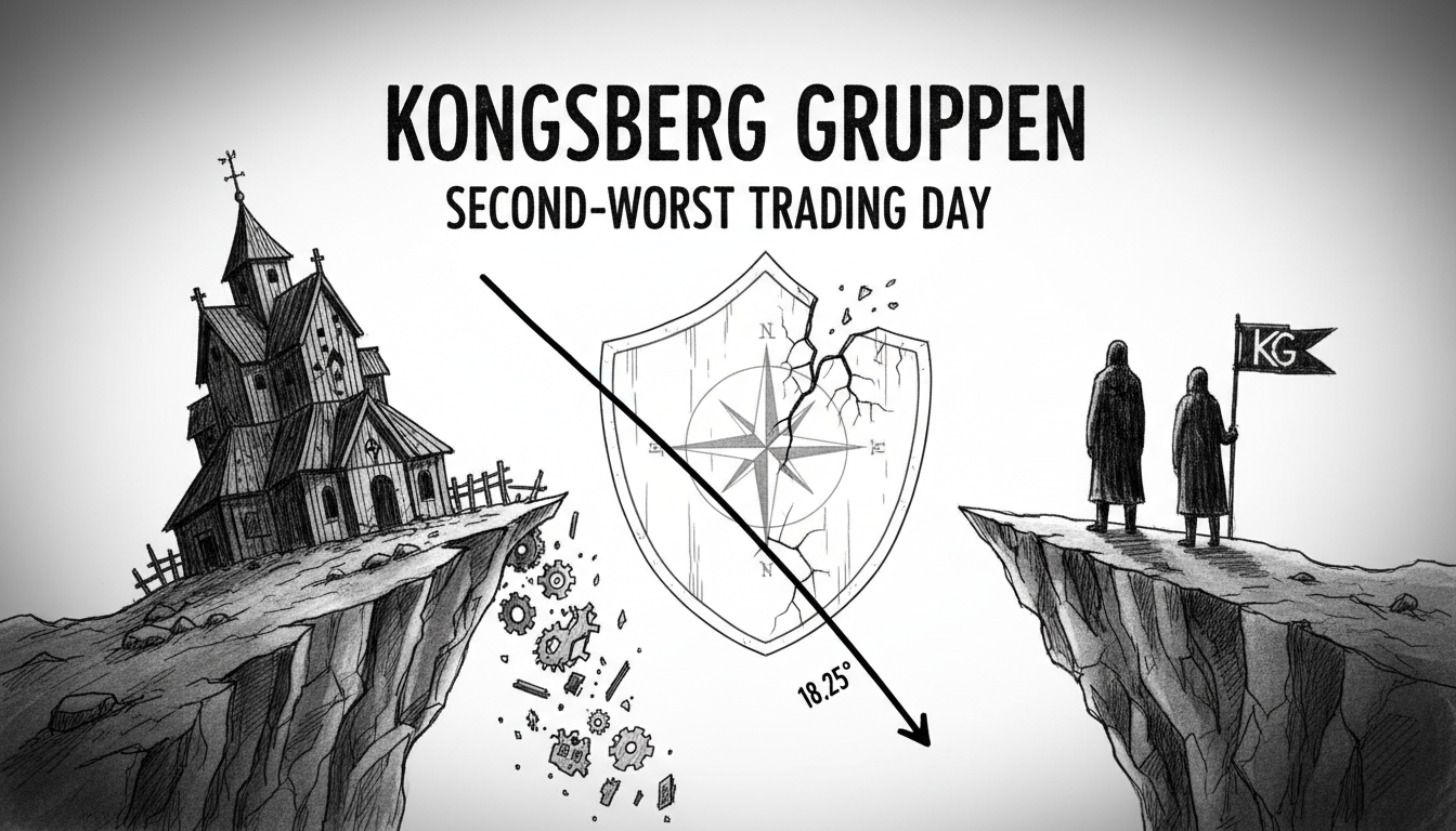 Kongsberg Gruppen suffers second-worst trading day in history