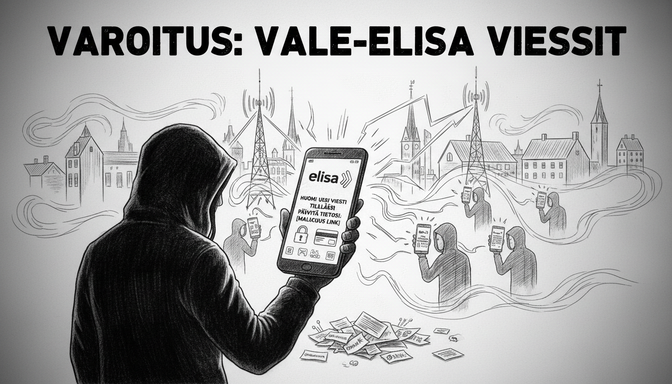 Warning About Fake Elisa Messages Targeting Finnish Phone Users