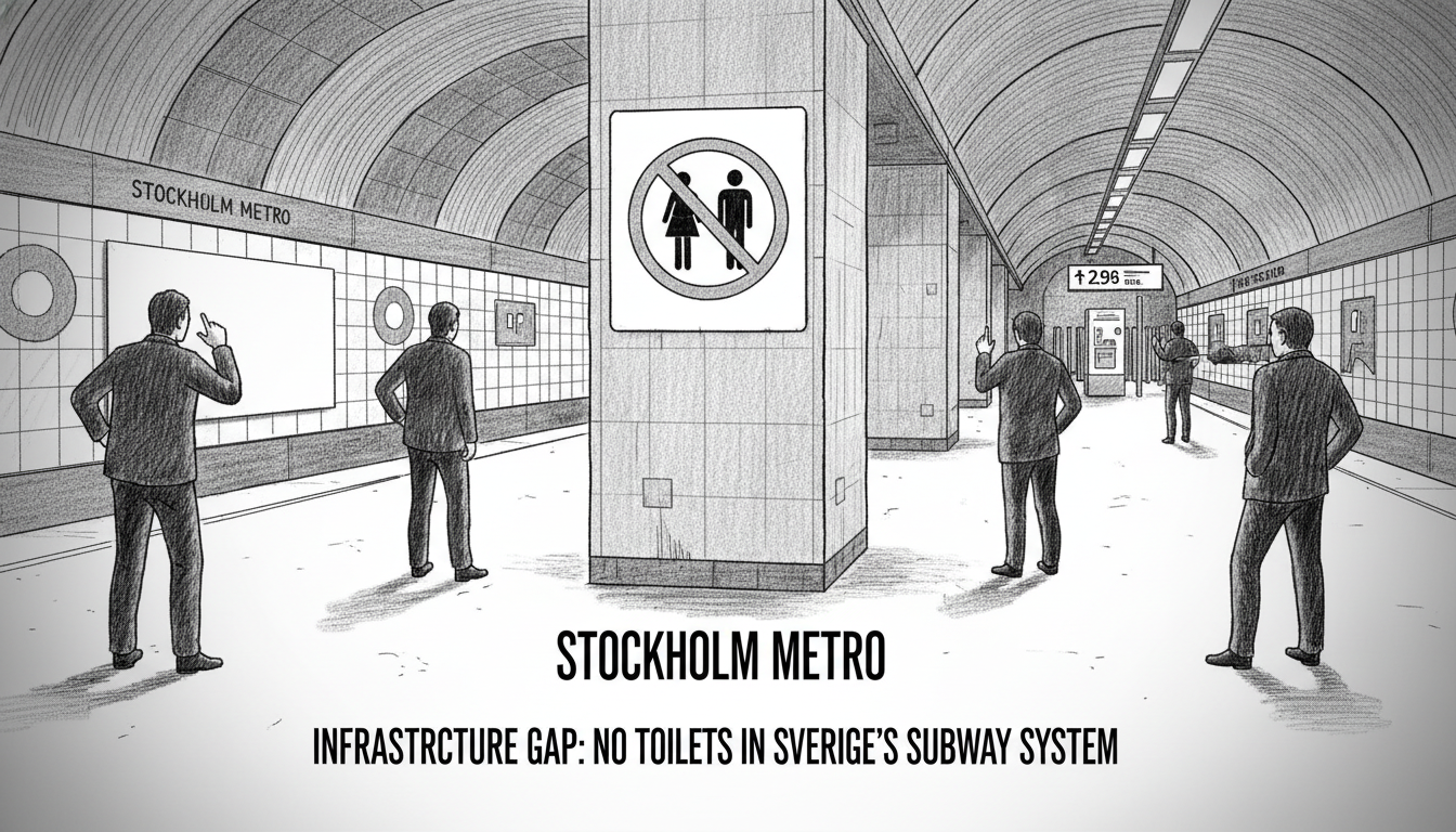 Stockholm Metro Stations Lack Public Toilets