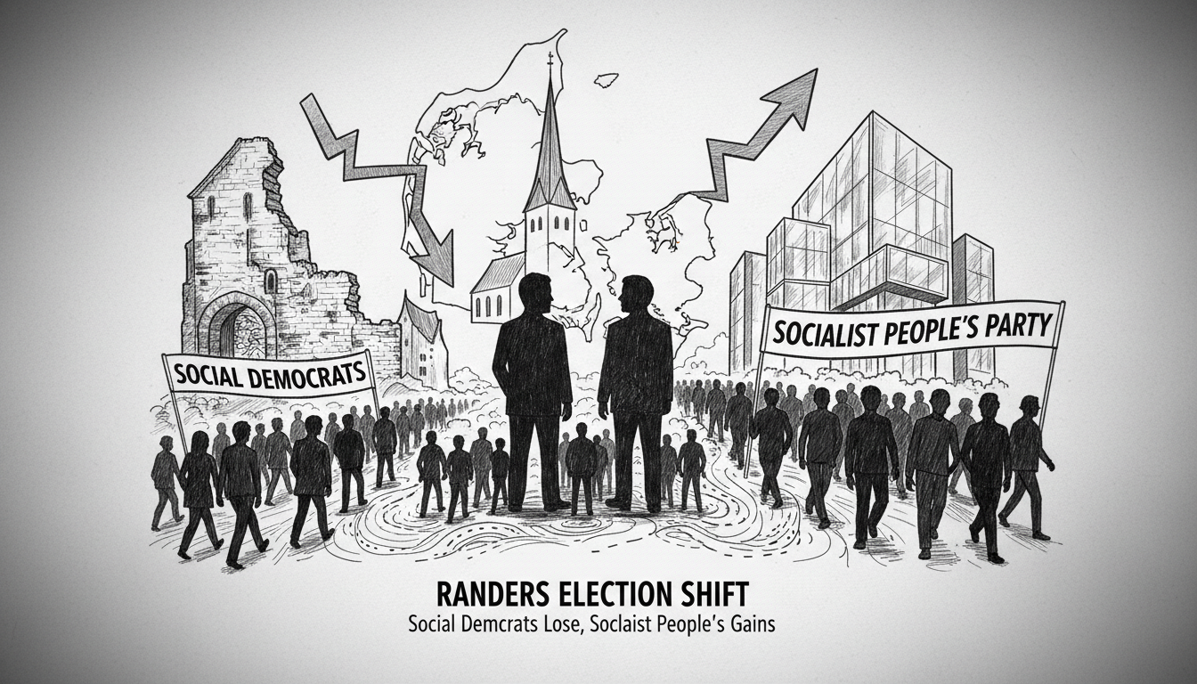 Social Democrats Lose Ground in Randers as Socialist People's Party Gains