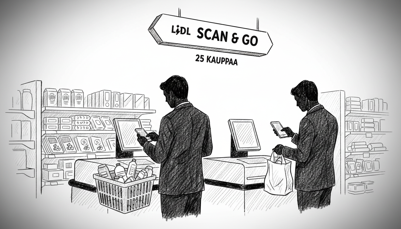 Finland Grocery War: Lidl Launches Scan & Go in 25 Stores