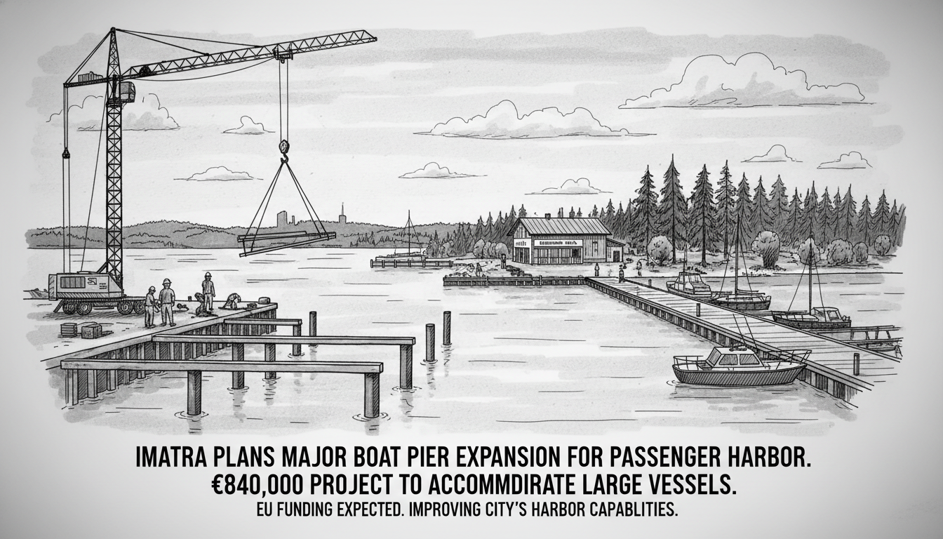 Imatra Plans Major Boat Pier Expansion for Passenger Harbor