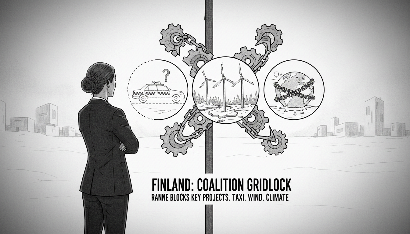 Finnish Government Minister Lulu Ranne Blocks Key Projects Amid Coalition Tensions