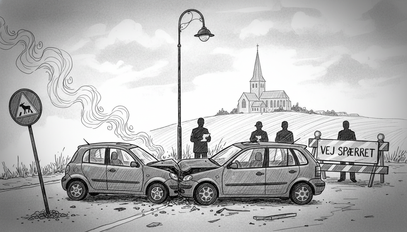 Teenage Driver Dies in Serious Traffic Accident Near Kolding