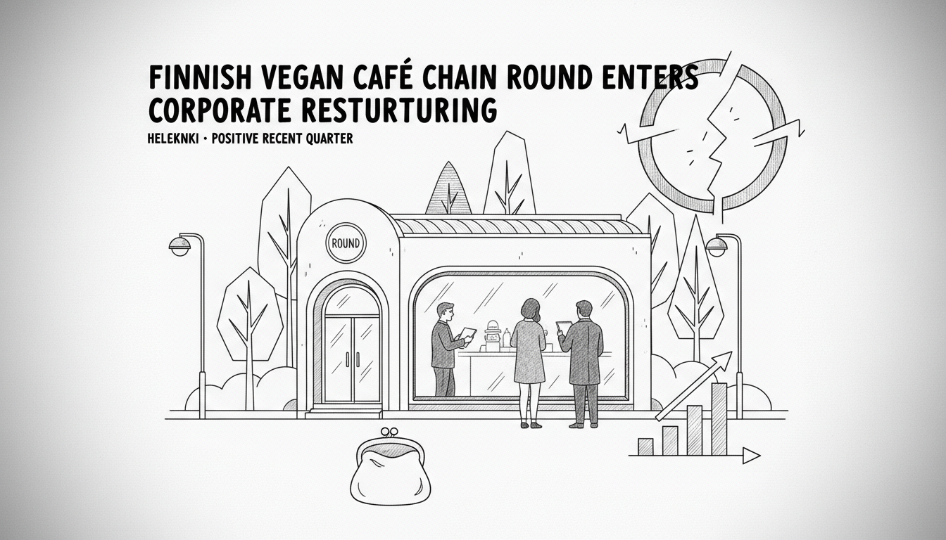 Finnish Vegan Cafe Chain Round Enters Corporate Restructuring