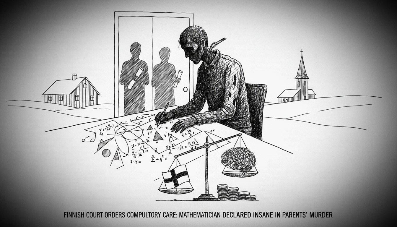 Finnish Court Orders Compulsory Care After Mathematician Found Insane in Parents' Murder