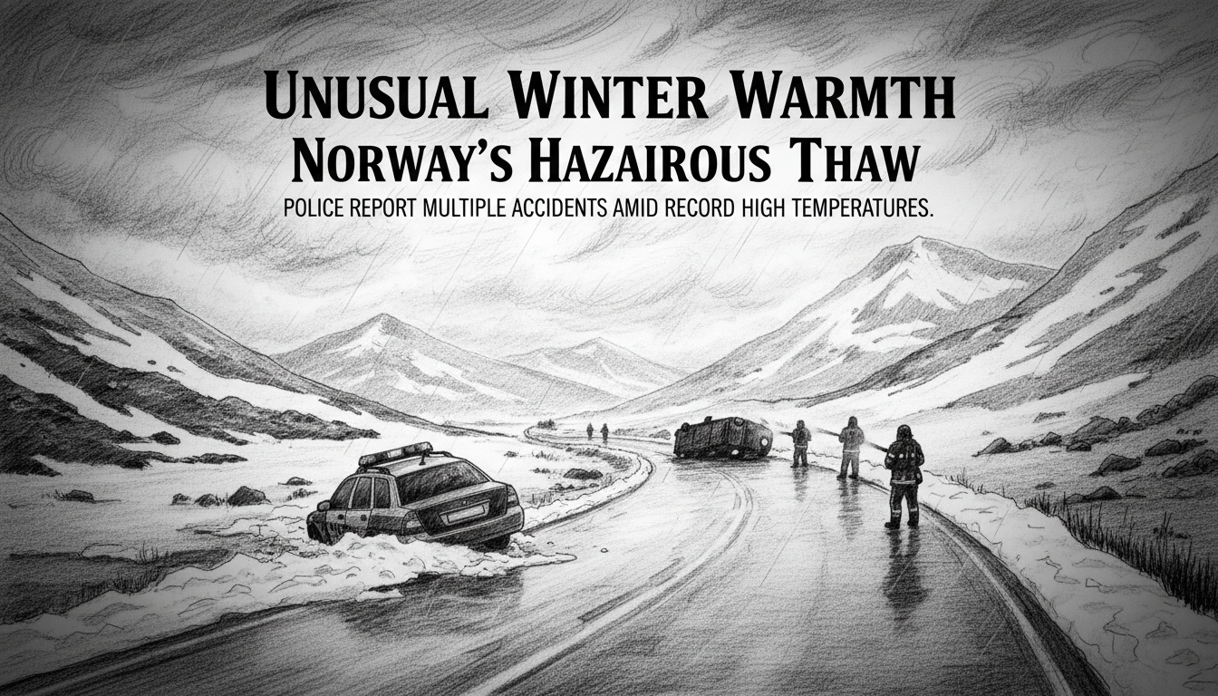 Unusual Winter Warmth Creates Hazardous Conditions Across Norway