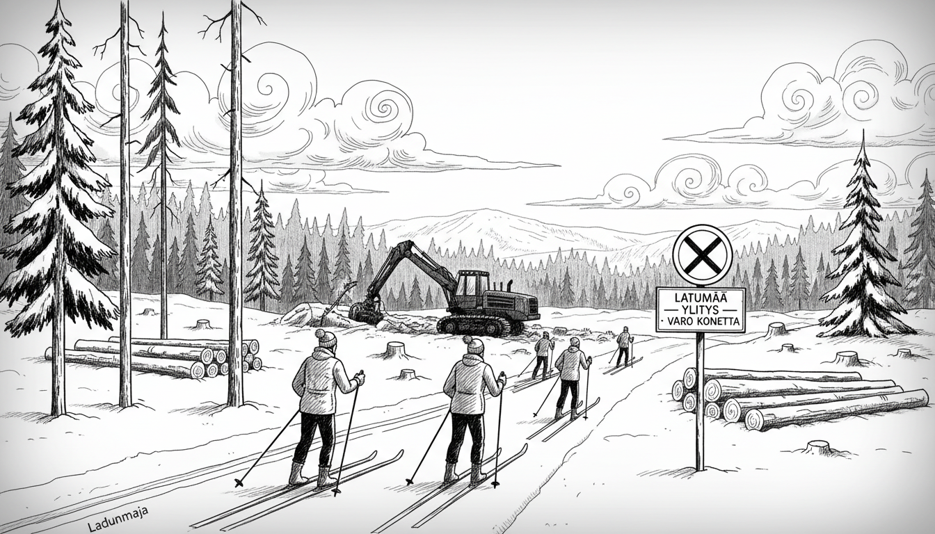 Jyväskylä Implements Forest Management on Popular Ski Trails