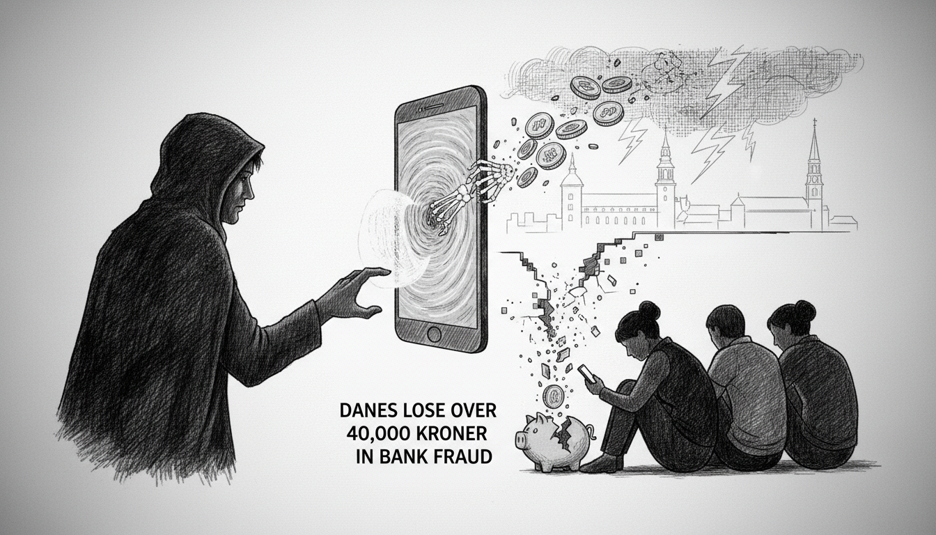 Danes Lose Over 40,000 Kroner on Average in Bank Fraud