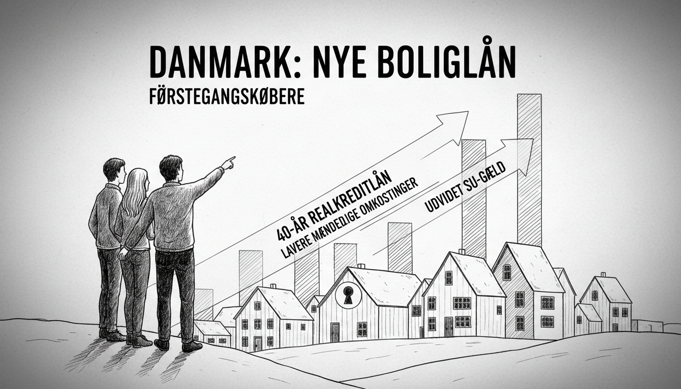 Denmark Proposes 40-Year Mortgages to Help First-Time Home Buyers