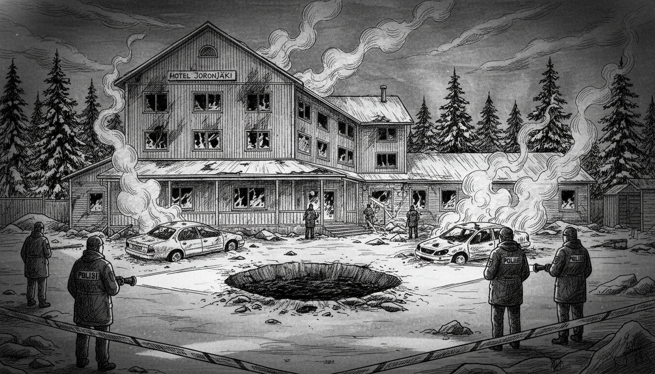 Two Dead in Hotel Parking Lot Explosion in Eastern Finland