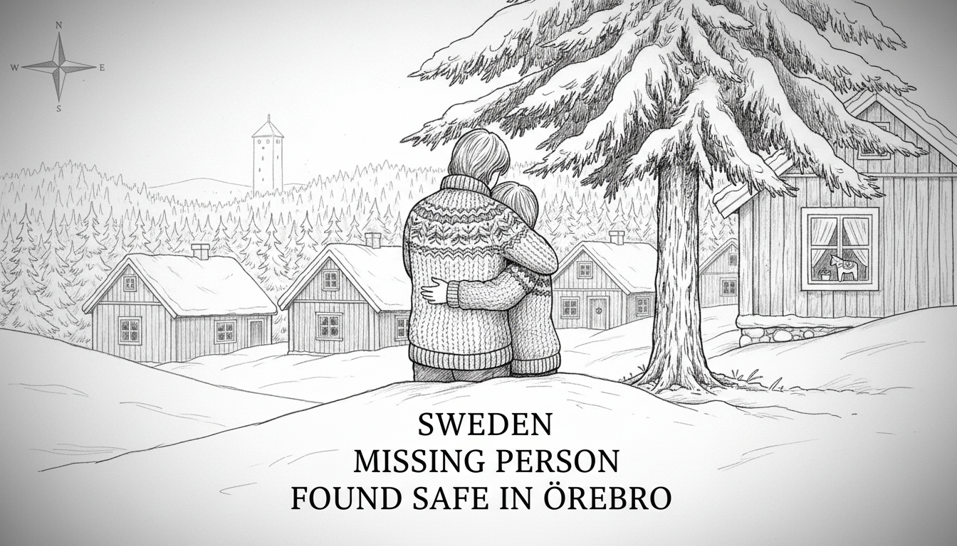 Sweden Missing Person Found Safe in Örebro