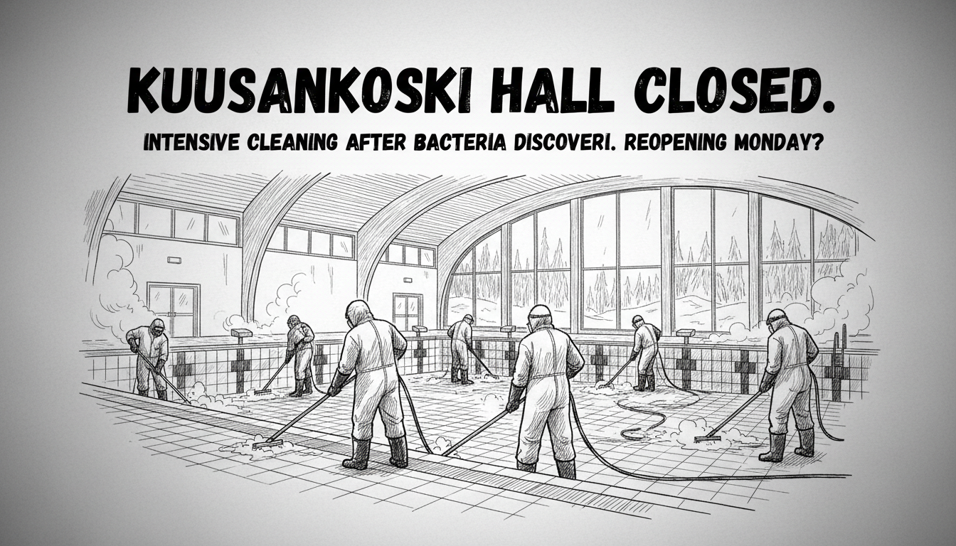 Kuusankoski Swimming Hall Undergoes Intensive Cleaning After Bacteria Discovery