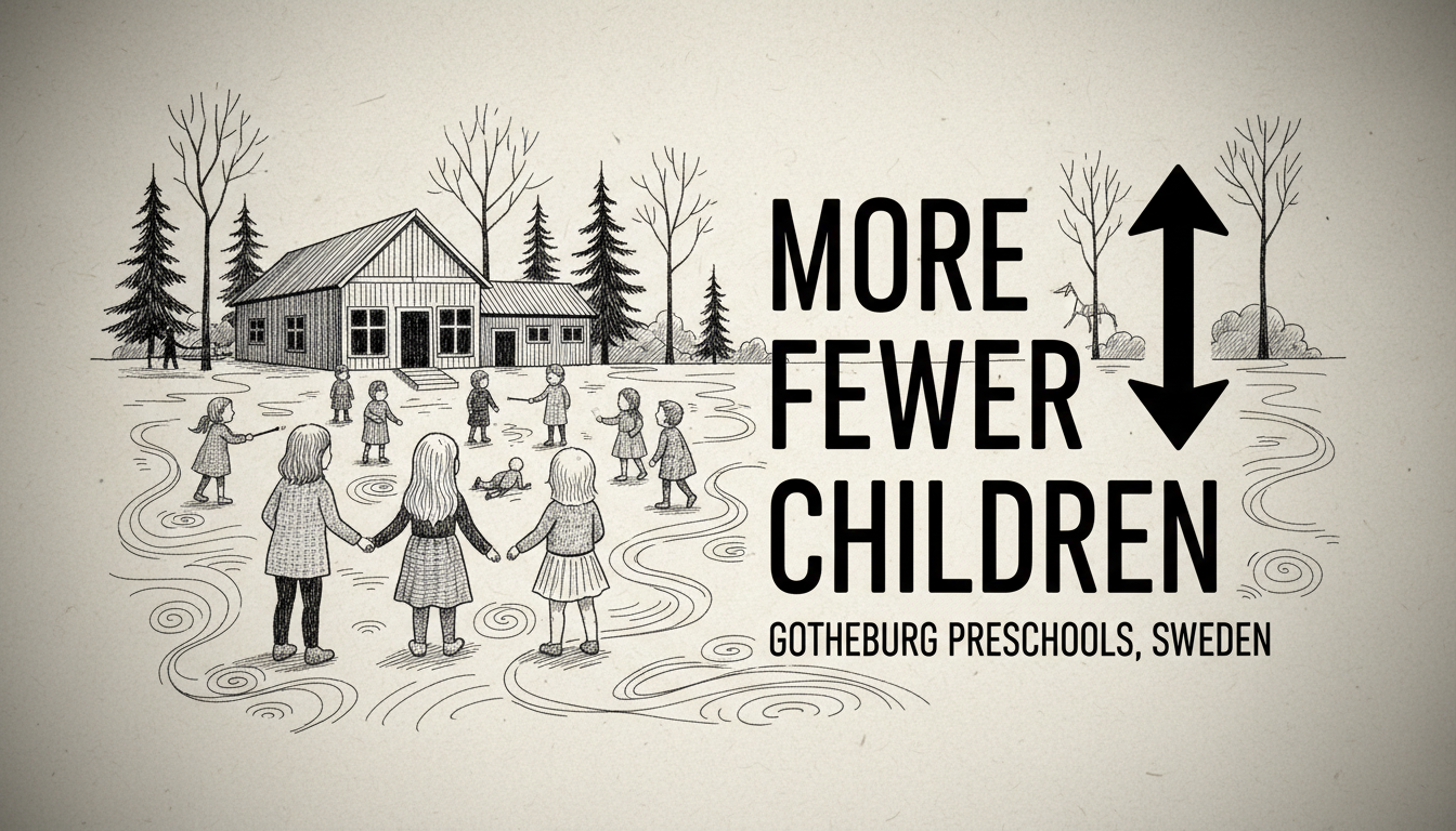 Sweden's Gothenburg Preschools: More Funds, Fewer Children