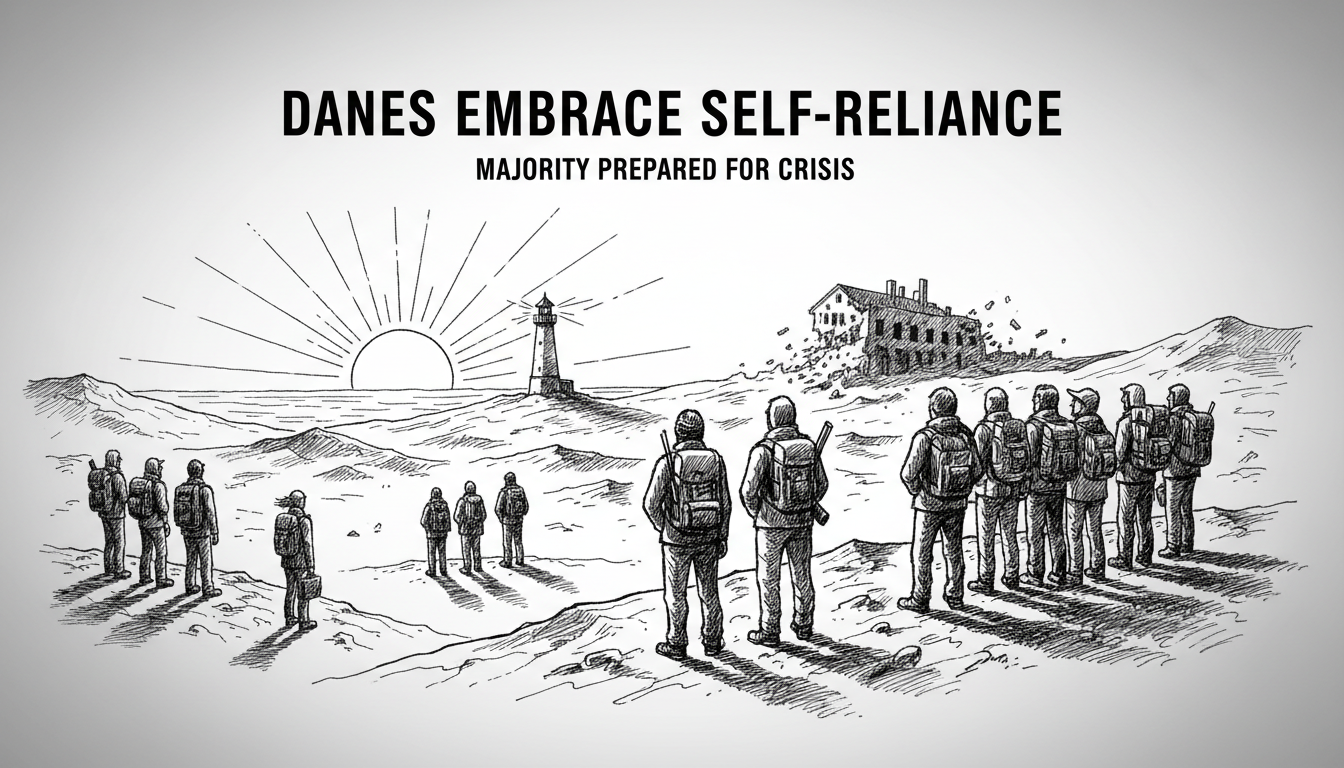 Majority of Danes Now Feel Prepared to Handle Crisis on Their Own