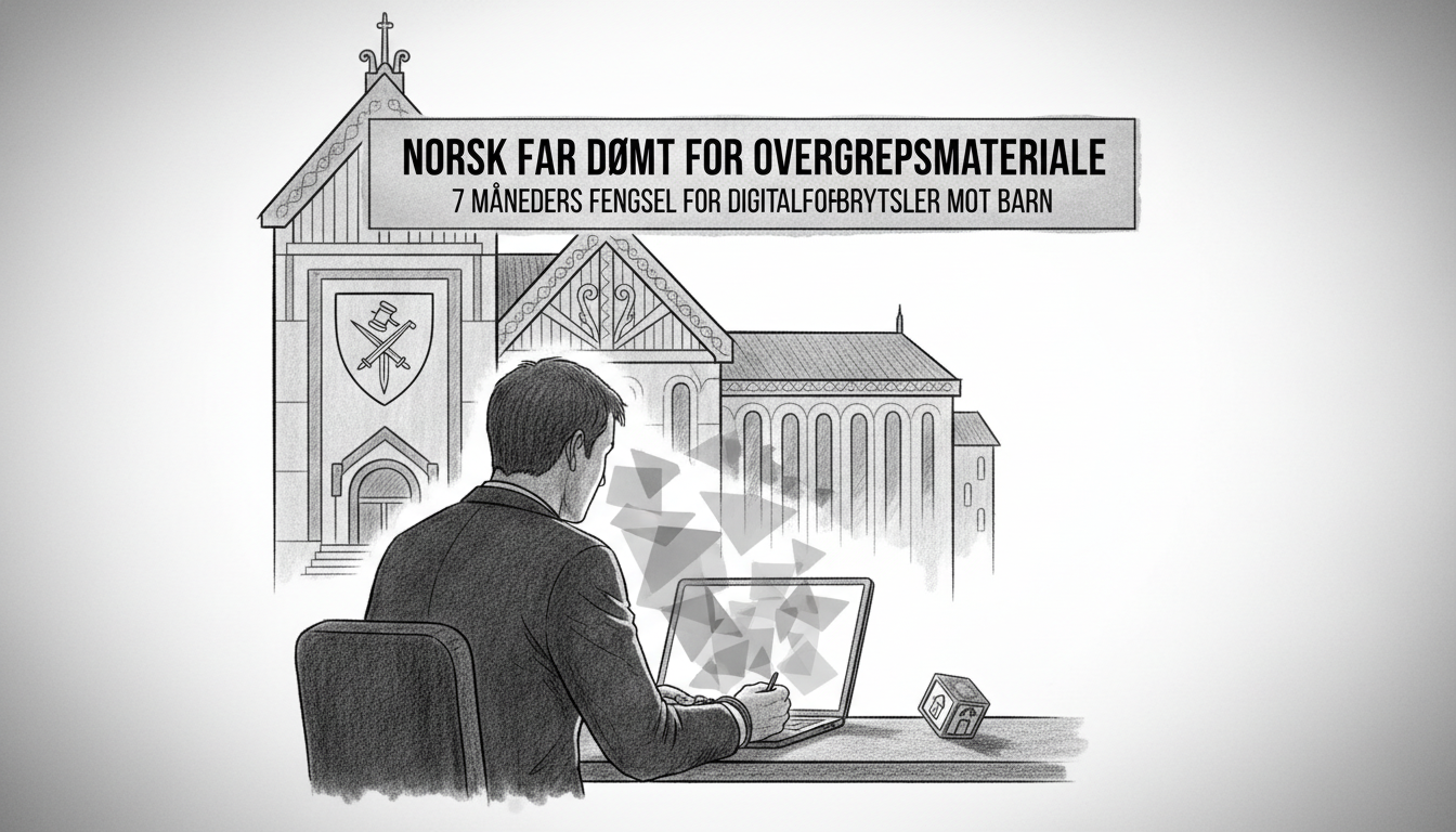 Norwegian Father Sentenced to Prison for Storing Child Abuse Material