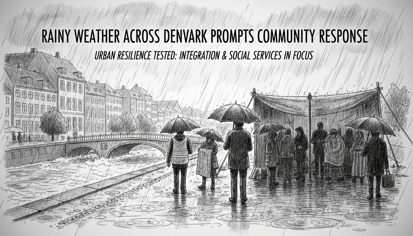 Rainy Weather Across Denmark Prompts Community Response