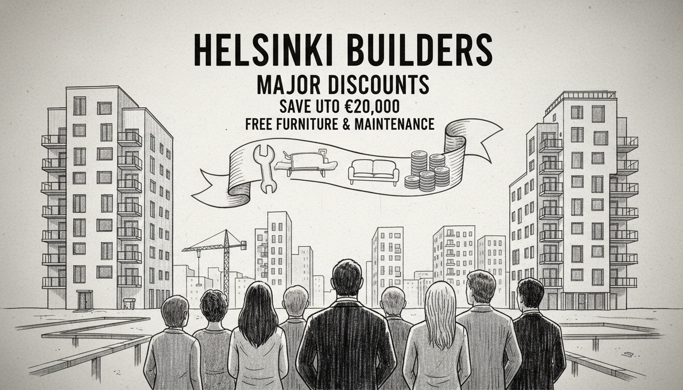 Helsinki Builders Offer Major Discounts to Attract Apartment Buyers