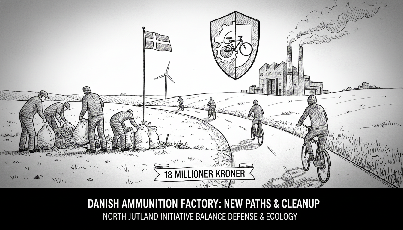 Danish Ammunition Factory Gets New Bicycle Path and Environmental Cleanup