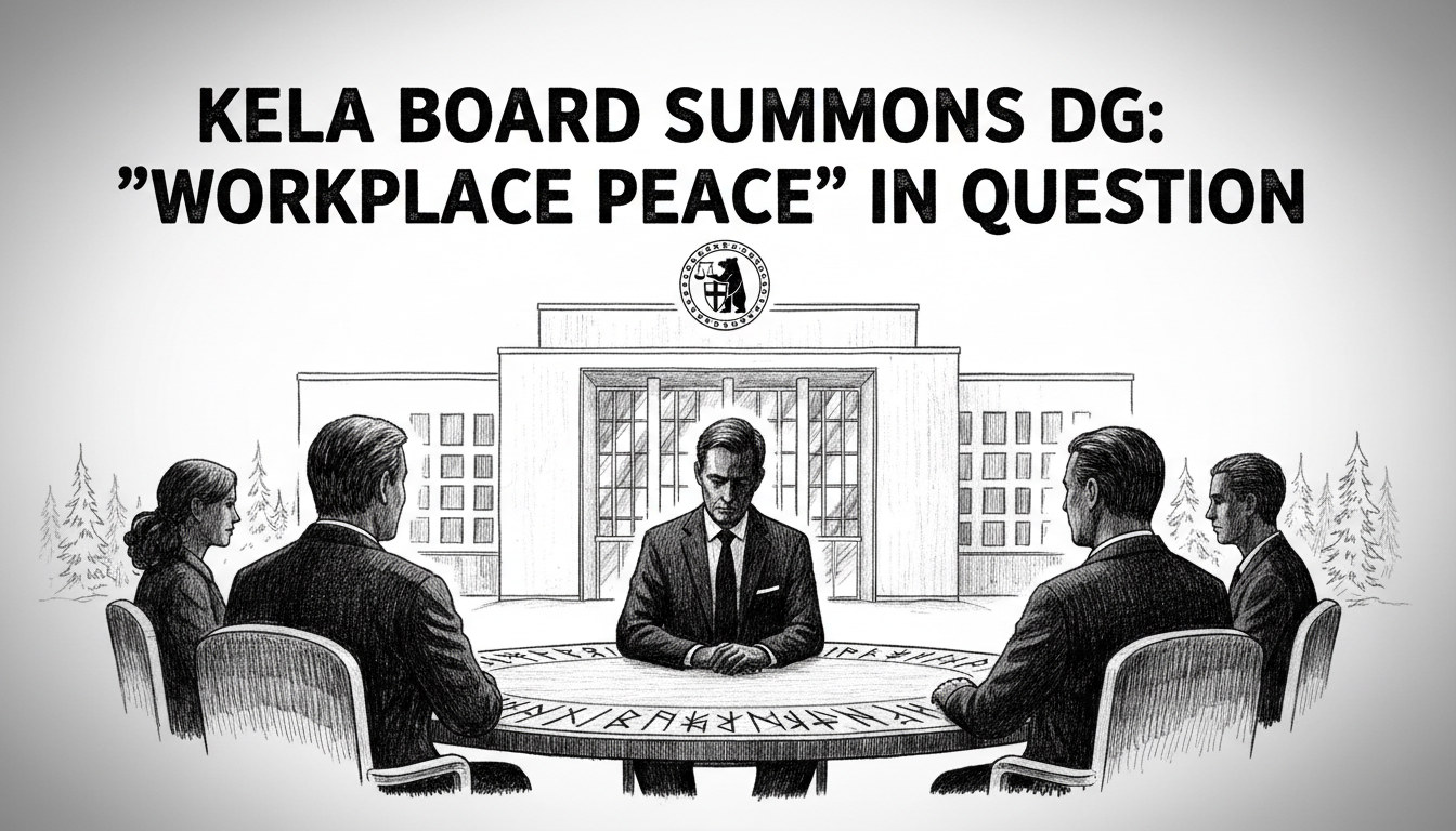 Kela Board Calls Director General to Special Hearing Over Work Policy Comments