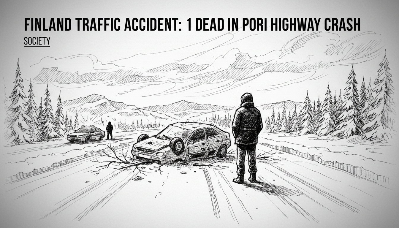 Finland Traffic Accident: 1 Dead in Pori Highway Crash