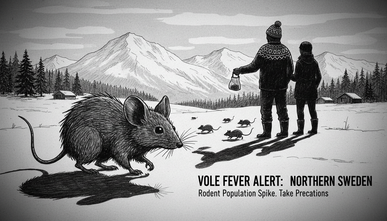 Vole Fever Alert in Northern Sweden as Rodent Populations Spike