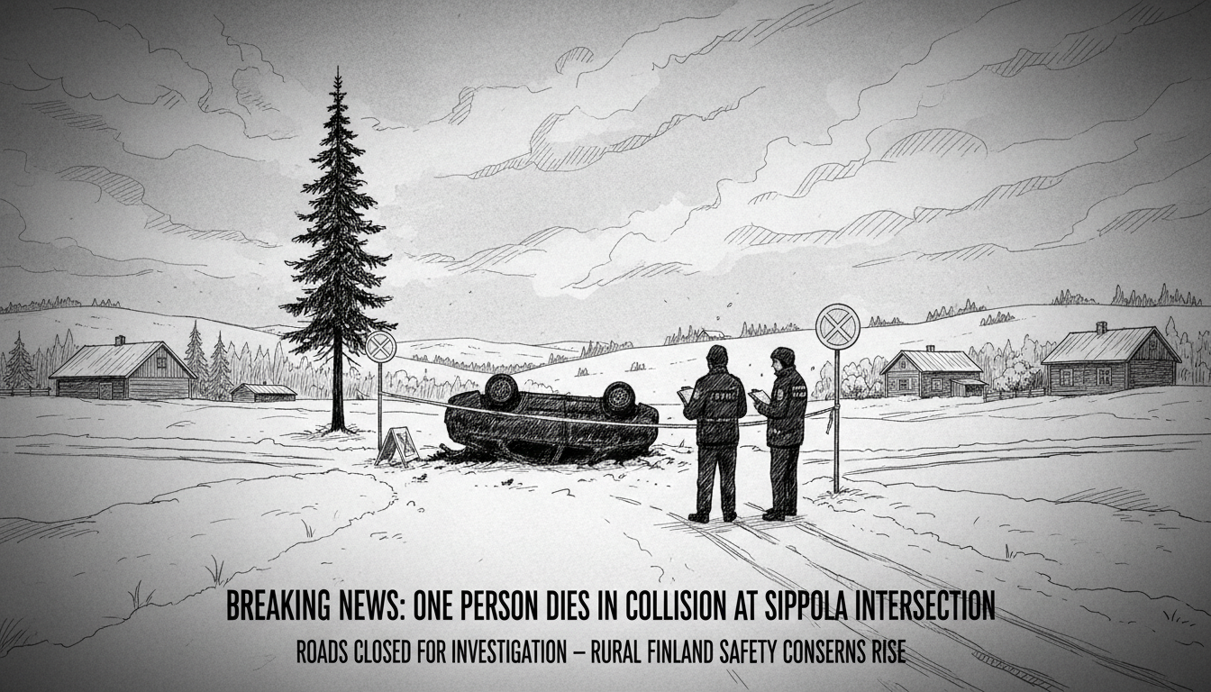 One Person Dies in Collision at Sippola Intersection