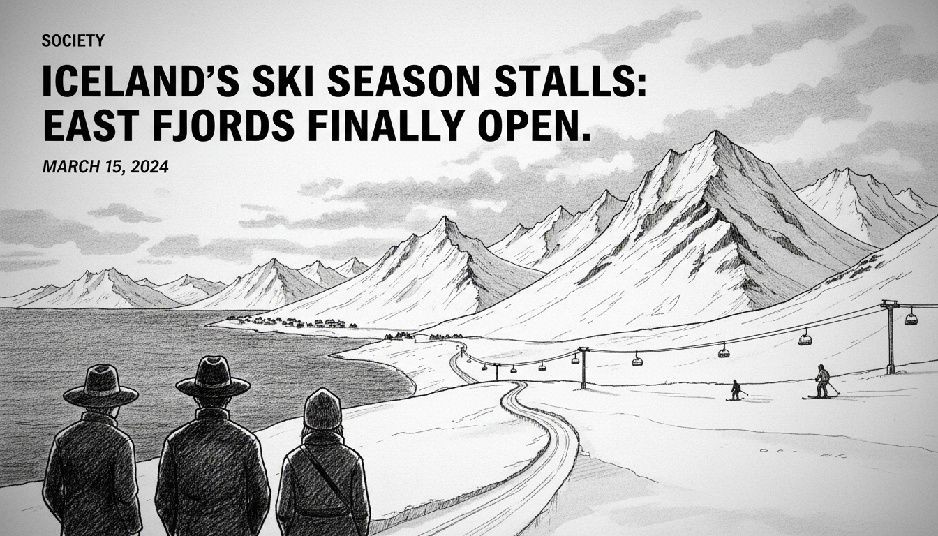 Iceland's Ski Season Stalls: East Fjords Finally Open