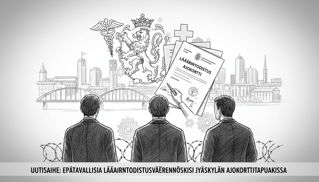 Unusual Medical Certificate Forgeries in Jyväskylä Driving License Cases