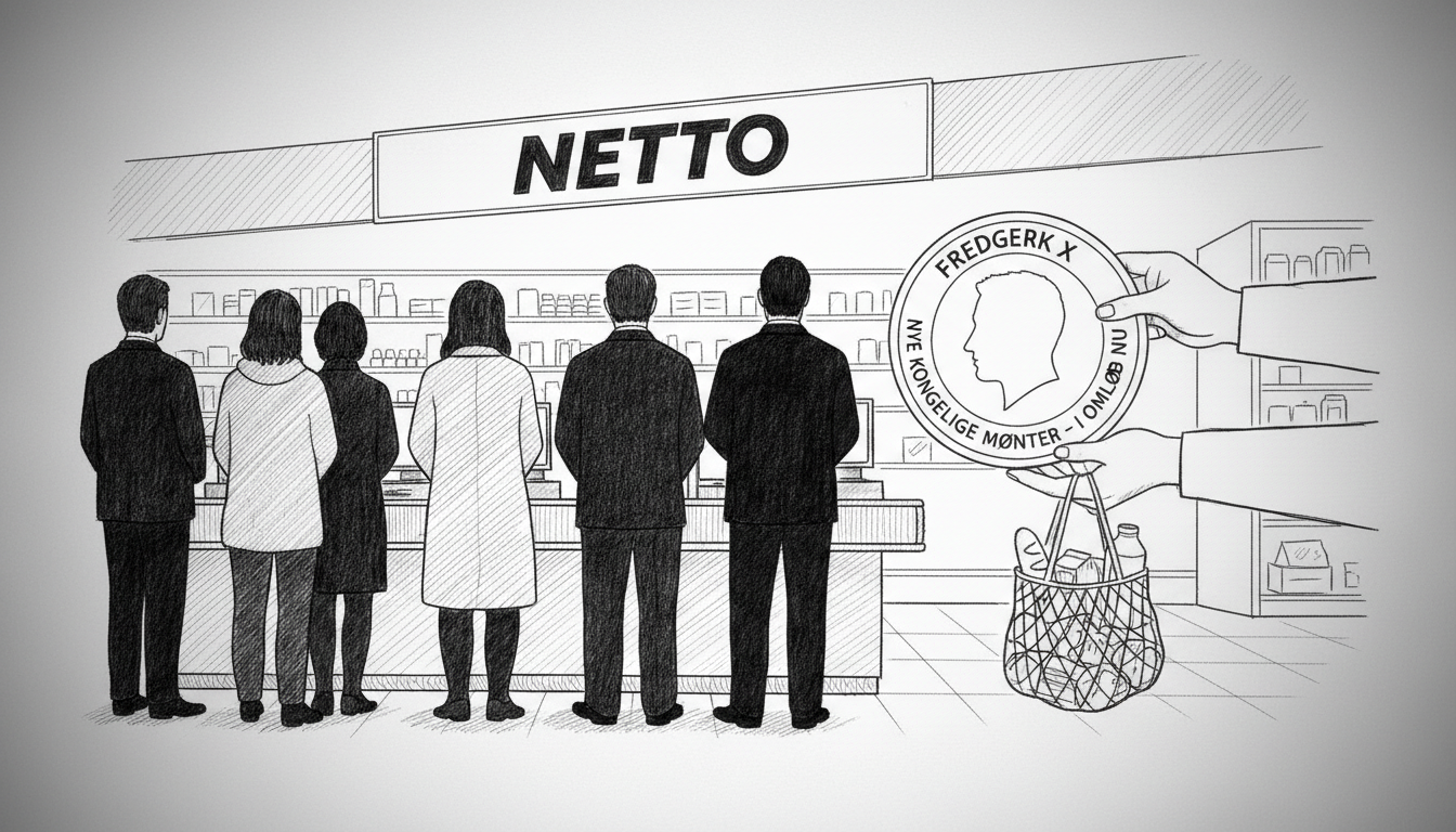 New Royal Coins Enter Danish Circulation Through Select Grocery Stores