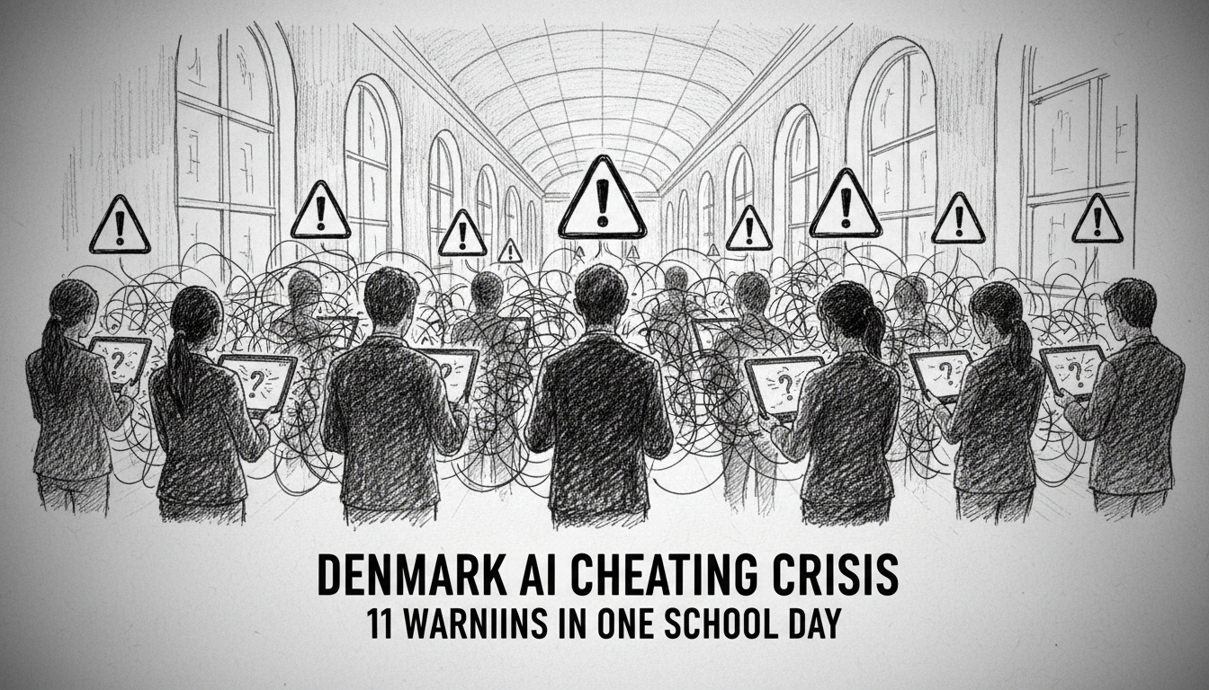 Denmark AI Cheating Crisis: 11 Warnings in One School Day