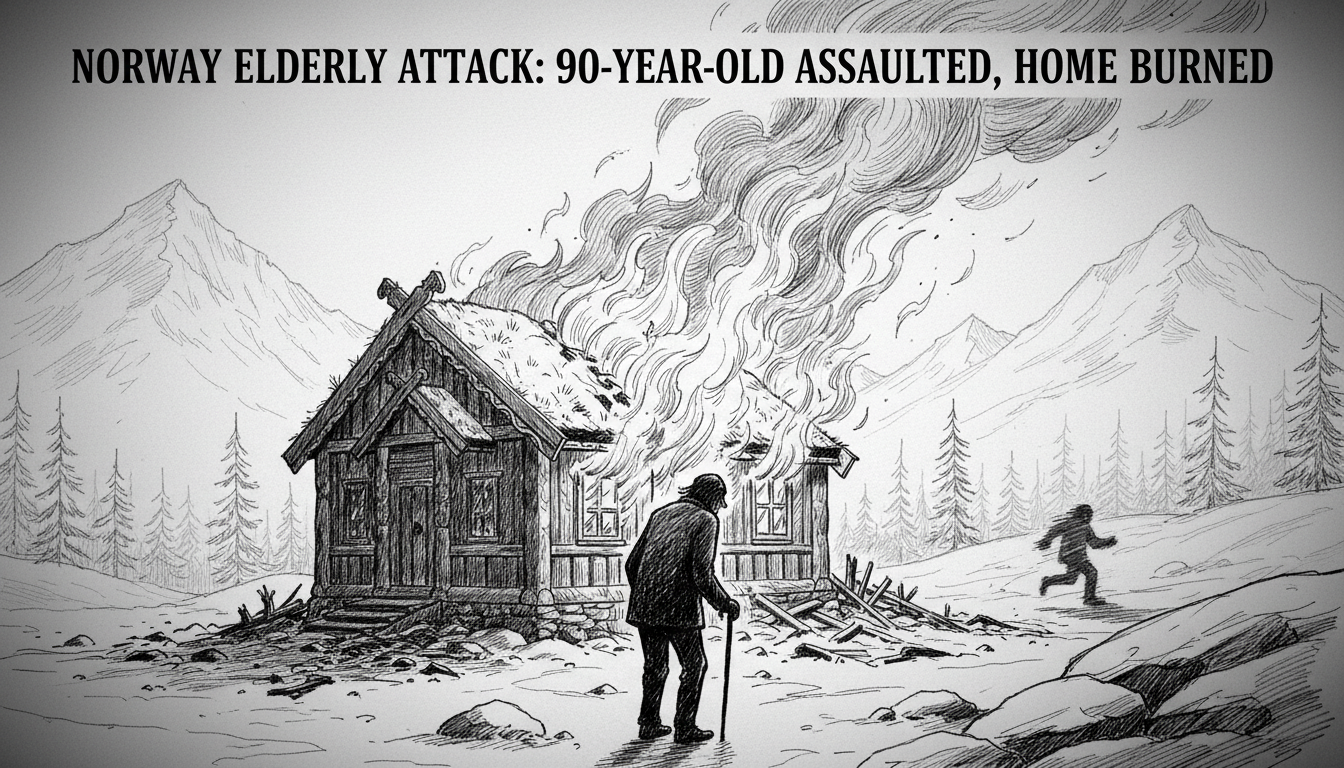 Norway Elderly Attack: 90-Year-Old Assaulted, Home Burned