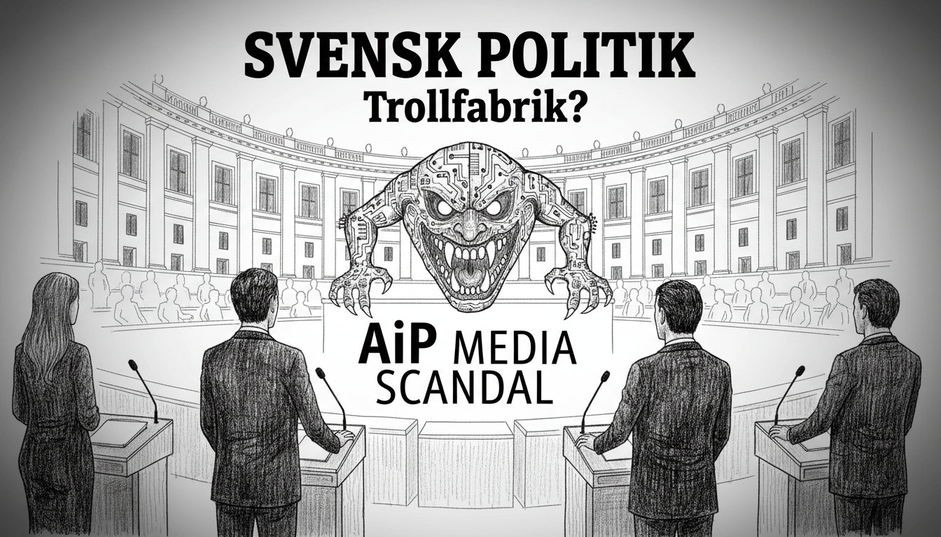 Swedish Parliament Debate Erupts Over Political Media Operations