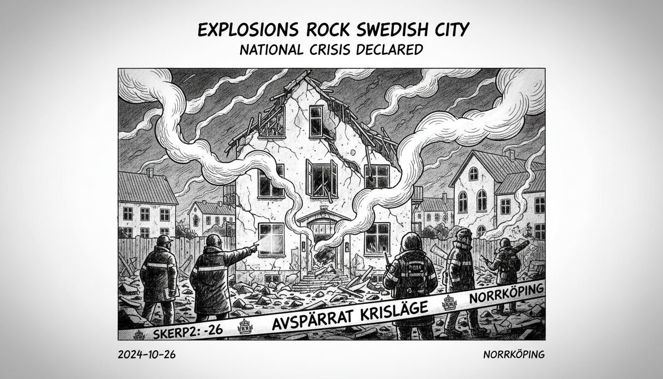 Explosions Rock Swedish City Creating National Crisis Situation
