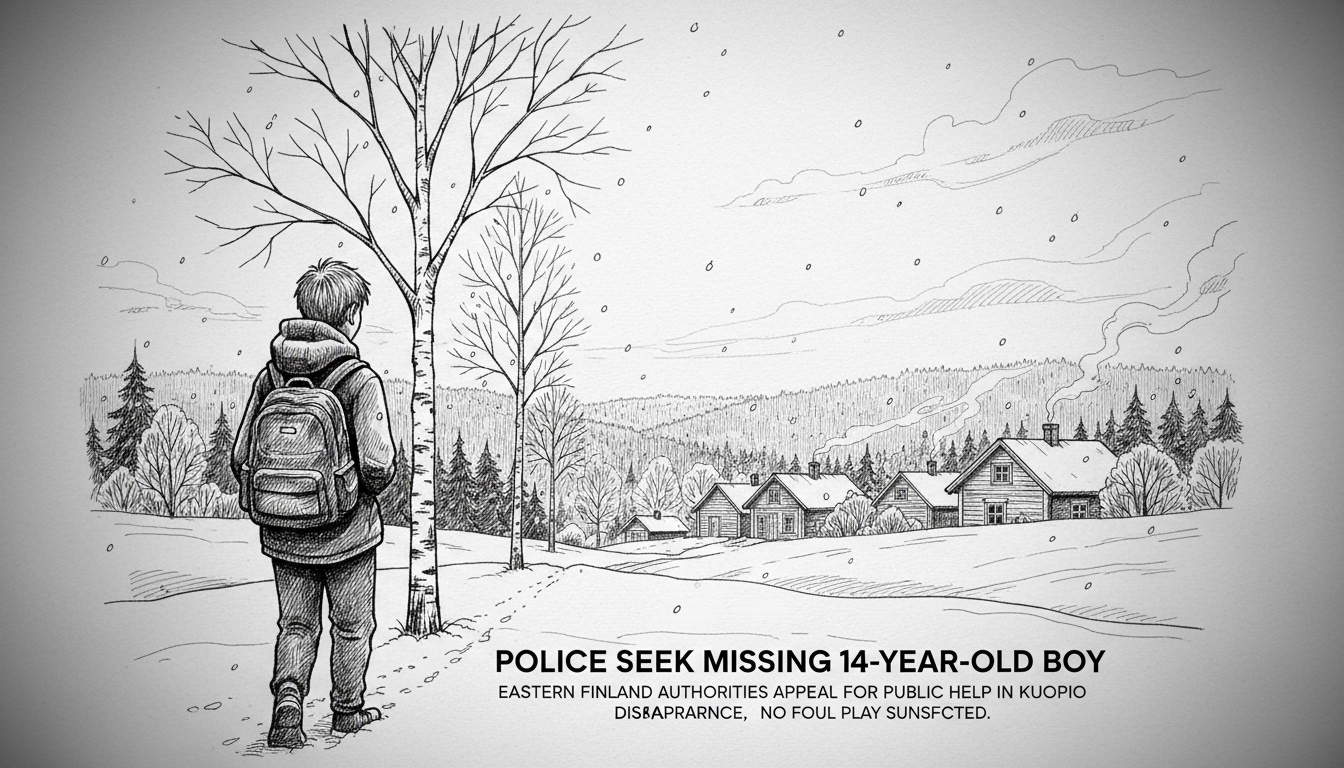 Police Seek Missing 14-Year-Old Boy in Eastern Finland